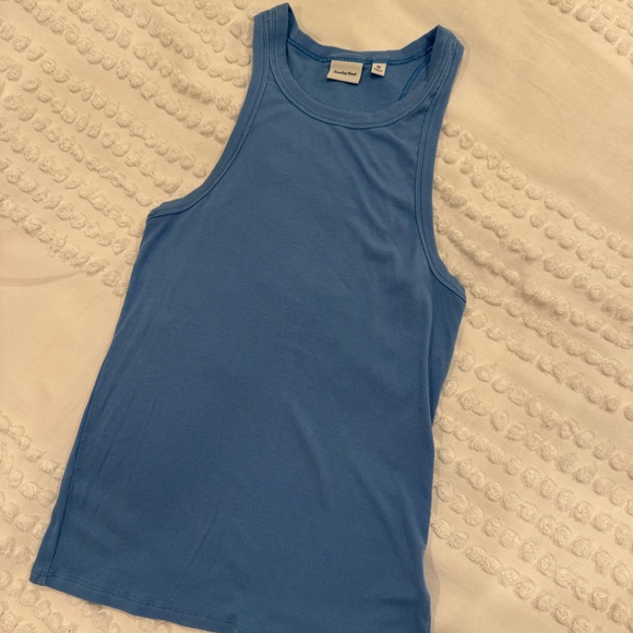 Aritzia Blue Tank Top - Picture 1 of 1
